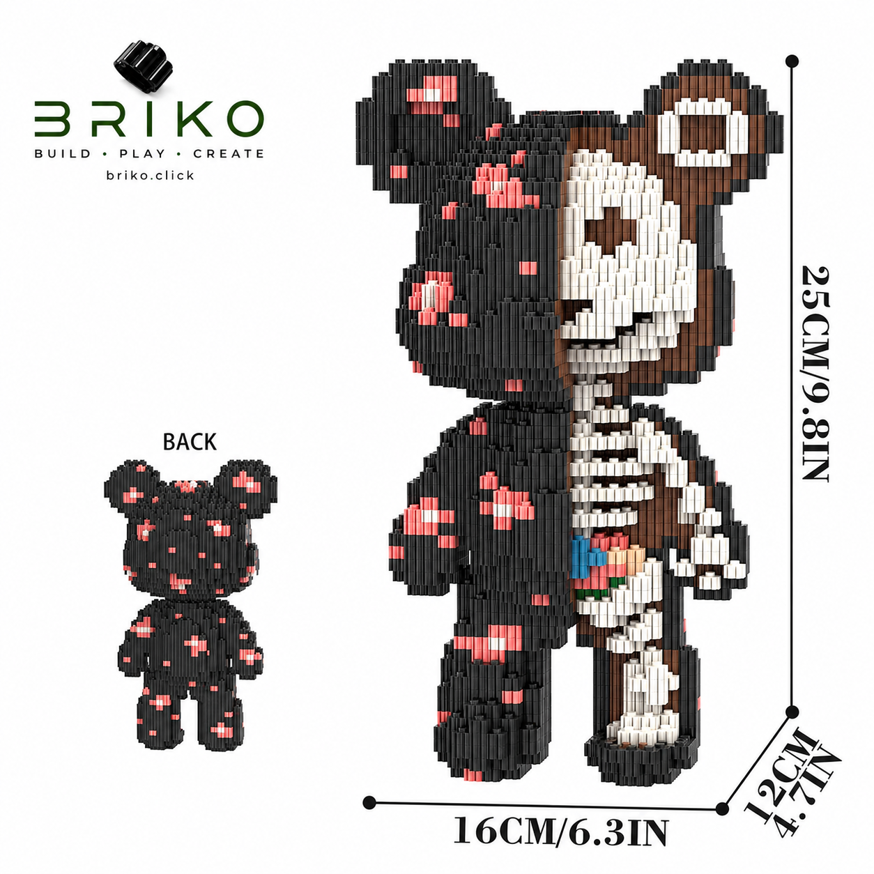 Oso Esqueleto 25 Cm - Imagen 3