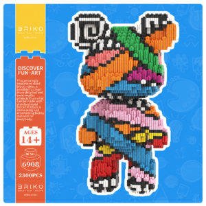 Oso Mosaico 25 Cm