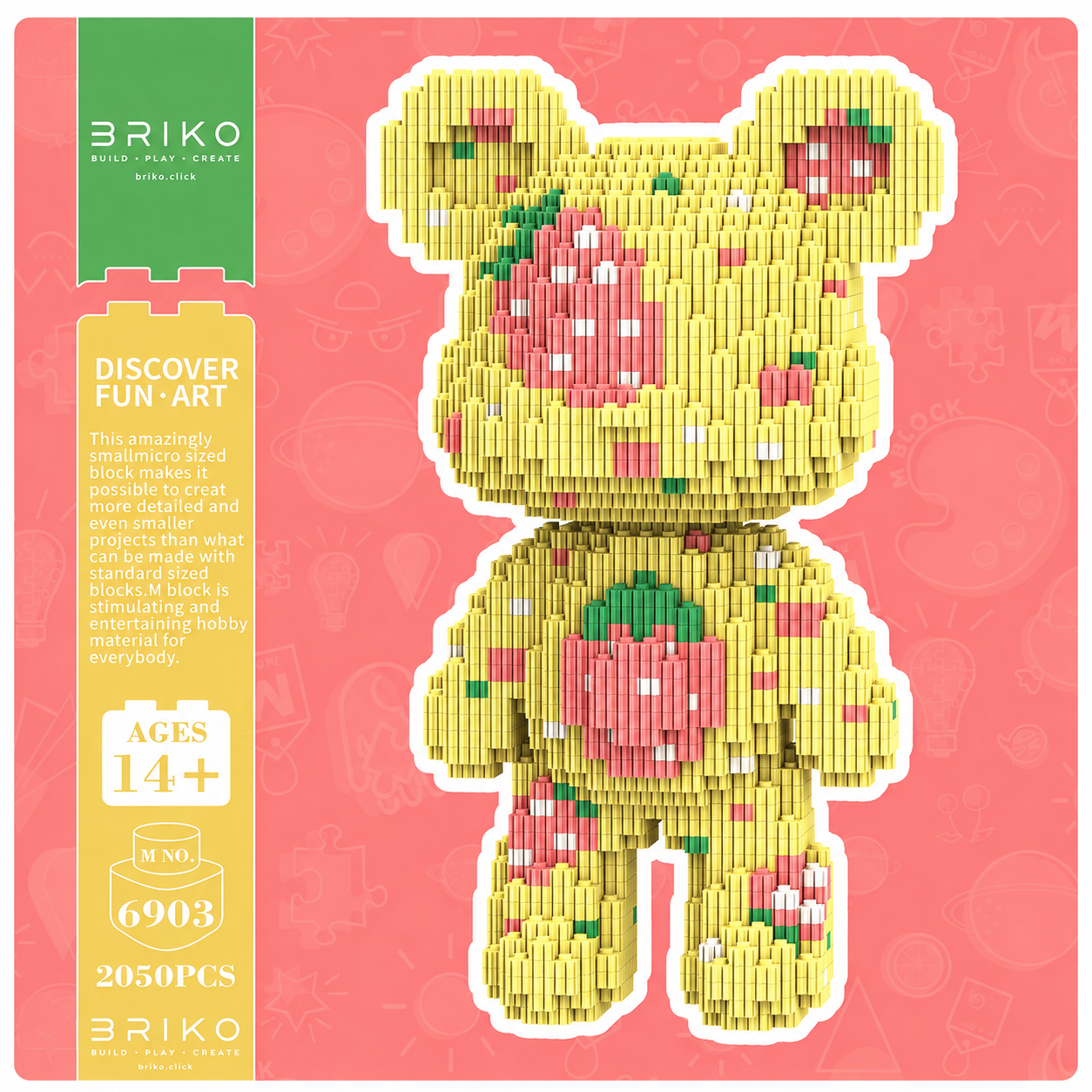 Oso Fresa 25 Cm